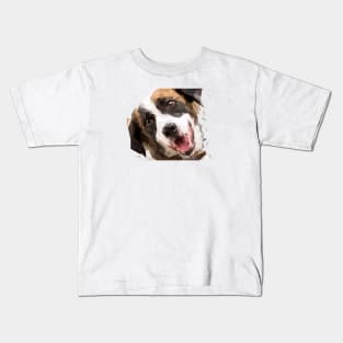 dog lowpoly style Kids T-Shirt